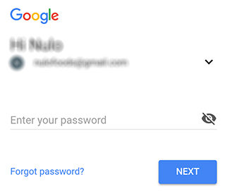 forgot password link